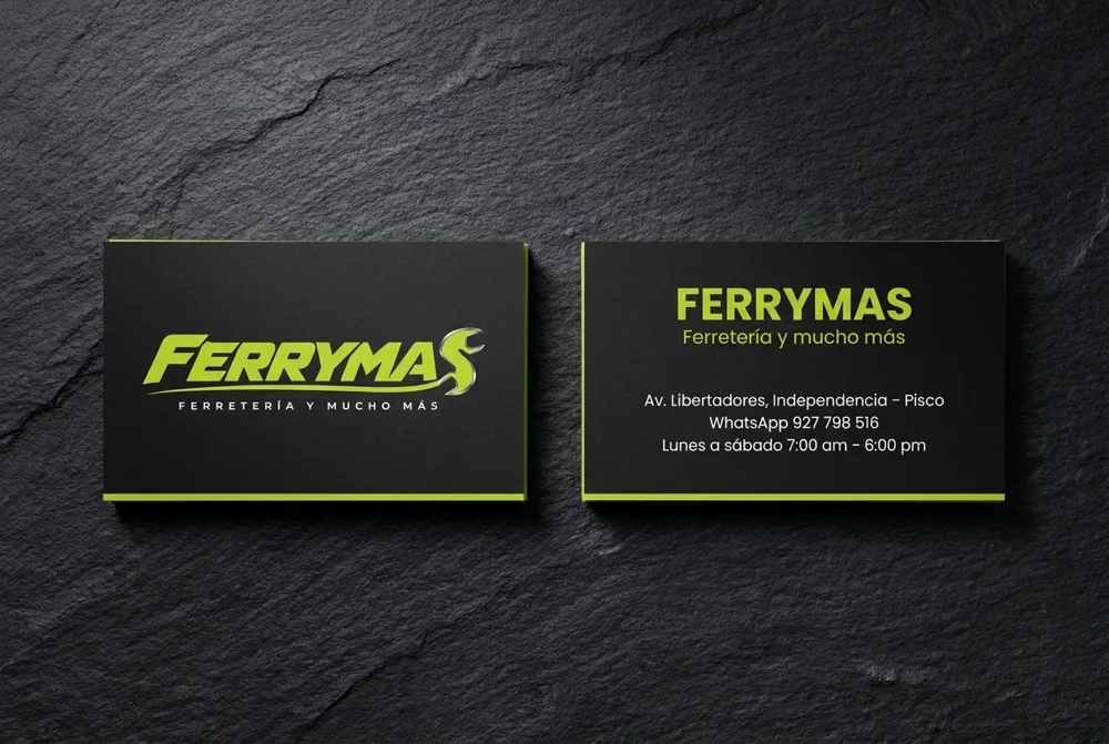 Tarjeta de presentación Ferrymas